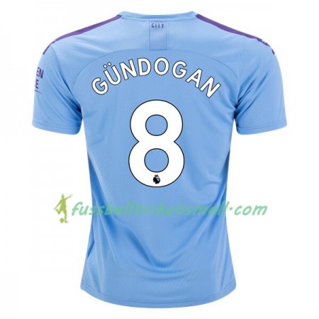 Fußballtrikots Manchester City Gundogan 8 2019-2020 Kurzarm Heimtrikotsatz kaufen